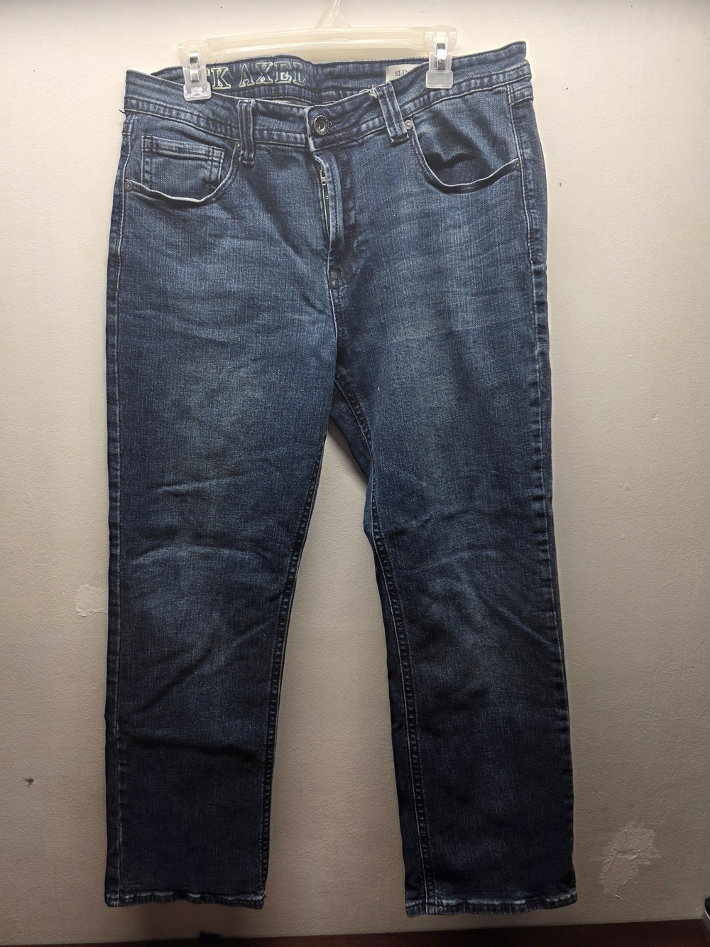 Women's Dark Blue Slim Boot Jeans 36x32